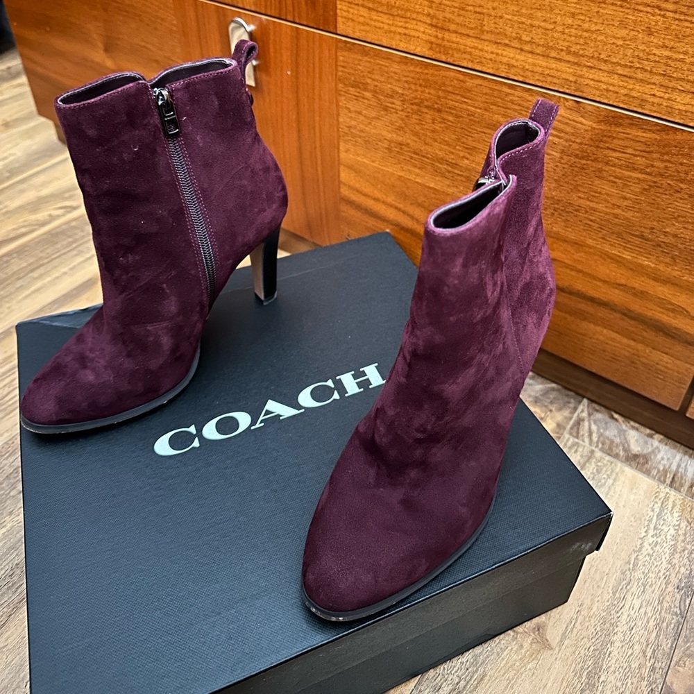 Coach booties 😁